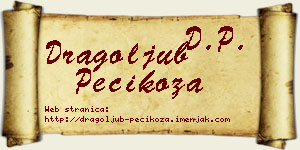 Dragoljub Pecikoza vizit kartica